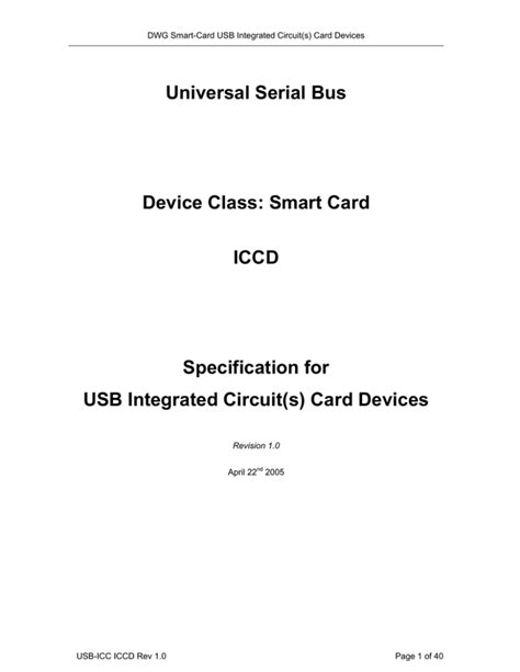 usb smart card class|Universal Serial Bus Smart Card DWG .